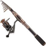 PLUSINNO Fishing Rod and Reel Combos Carbon Fiber