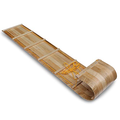 Flexible Flyer Wood Toboggan.