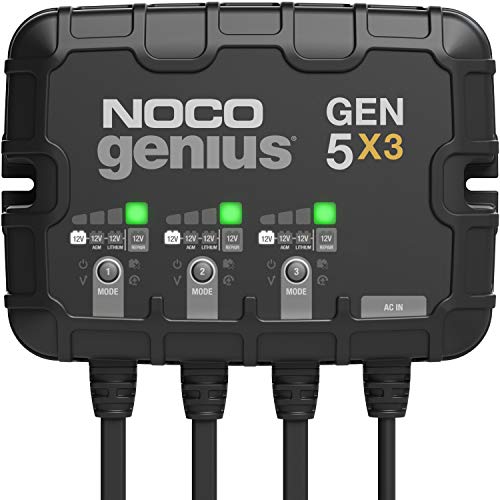 NOCO Genius GEN5X3, 3-Bank, 15-Amp