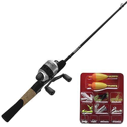 Spincast Reel and Fishing Rod Combo