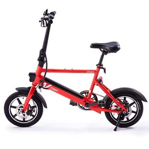 Electric Bike with Folding Pedals and Handlebar