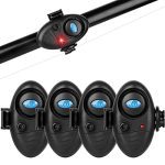 Led Light Fishing Bite Alarms Bell Electronic Adjustable Sound Volume Sensitive