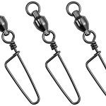 Fishing Ball Bearing Swivel with Coastlock Snap Size