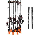 Wall Mounted Rod Rack with Line Spooling Station