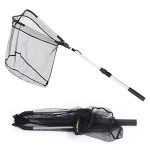Folding Fishing Landing Net with Telescoping Pole