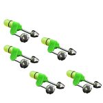 5 Pack 2in1 LED Light Fishing Ring Rod Double Alert