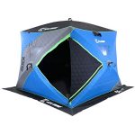 Portable 4 to 6 Person 8 Foot Pop Up Ice Fishing Angler