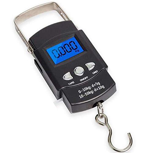 Portable Luggage Fishing Scale with Measuring Tape