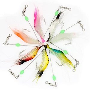 Fishing Lures for Bass with T-Shape Tail