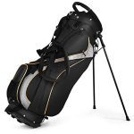 Portable Golf Stand Bag with 8 Way Divider