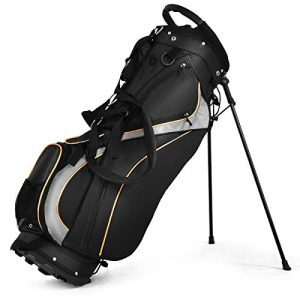 Portable Golf Stand Bag with 8 Way Divider