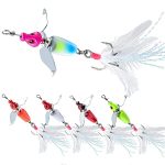 Fishing Lures, 5 Pcs Propeller Long Casting Fishing Bait