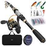 Magreel Telescopic Fishing Rod and Reel Combo Set