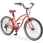 Ride in Style with the Round The Block Casual Version Women's 7-Speed Beach Cruiser Bike