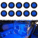 PSEQT 3 LED Round Boat Interior Deck