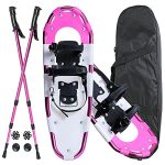 Lightweight Pink Snowshoes for Men Women Girls Boys