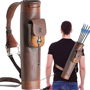 Traditional Shoulder Quiver Leather Quiver Arrow