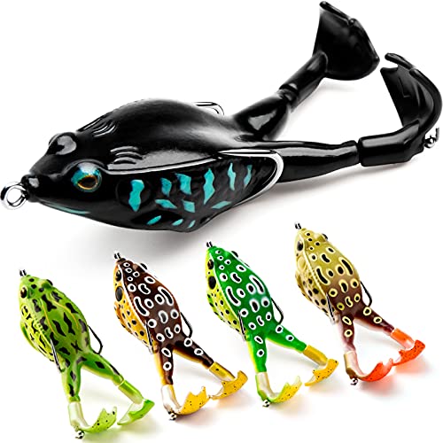 Topwater Frog Lure Bass Trout Fishing Lures Kit