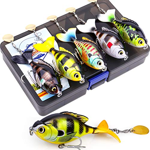 Fishing Lure Set Bass with Topwater Floating