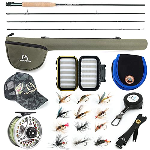 Starter Rod and Reel Outfit Extreme Fishing Combo Kit