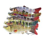 Fishing Lure Freshwater Saltwater Lure Baits Kit Bass with Loud Fake Bait