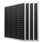 HQST 100 Watt 12 Volt 4 Packs Polycrystalline Solar Panel