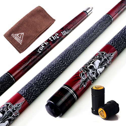 Maple Pool Cue Stick Set with Joint Protector