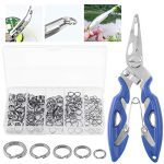 Fishing Split Rings 5 Sizes Double High Strength