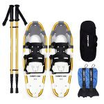 Lightweight Terrain with Trekking Poles and Waterproof Leg Gaiters