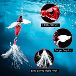 Fishing Lures, 5 Pcs Propeller Long Casting Fishing Bait - Image 2