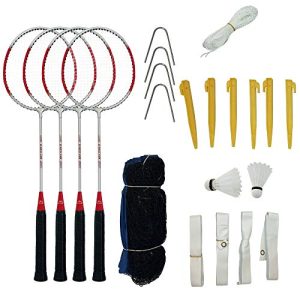 Aim Outdoor Badminton Rackets Set of 4