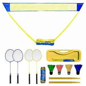 Portable Badminton Set with Net