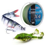 Fishing Lure Kit Multi Jointed Swimbait Soft Frog Fishing Bait
