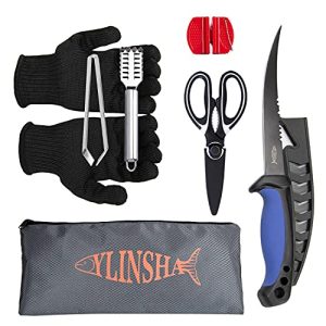 Bait Knife With Coating and Scabbard, Knife Sharpener