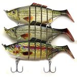Bionic Fishing Lures for Bass Trout Multi Jointed Swimbaits