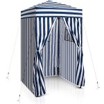 Pop-up Changing Room Canopy, Portable Privacy Cabana for Pool