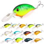 Diving Bass Crankbait Fishing Lures Set