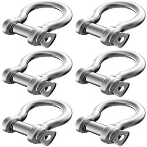 Stainless Steel D Ring Shackles 6 mm