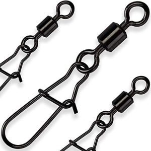 Fishing Terminal Tackle Connectors with Duo-lock Clip