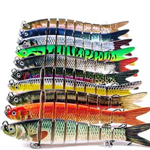 10pcs Fishing Lures for Bass Trout