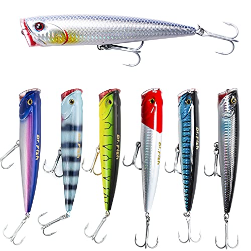 Dr.Fish Saltwater GT Popper 5.5inch 1.4oz Fishing Lures