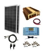 RV,  Boat Solar Panel Kit with 1500W Power Inverter
