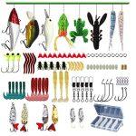 Bass, Trout, Salmon Fishing Lures Kit Set