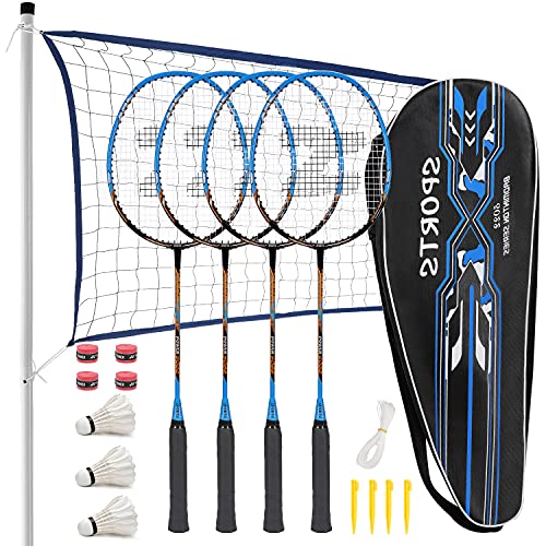 Lightweight Carbon Fiber Badminton Rackets Set