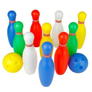 Bowling Pins Ball Toys Mini Plastic Bowling Set