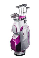 Women's Right Hand Complete Set Cart Bag Silver