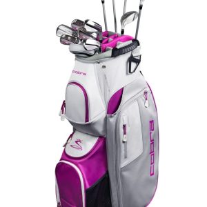 Women's Right Hand Complete Set Cart Bag Silver
