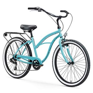 7-Speed Beach Cruiser Bicycle Around The Block