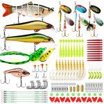 Bass Trout Fishing Lures Kit Set Lures Frog and More Fishing Gear