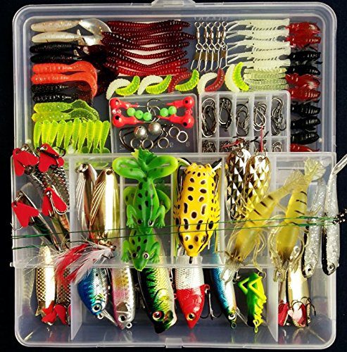 PortableFun Fishing Baits Kit Lots